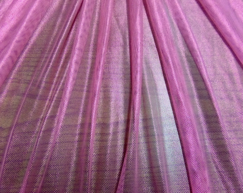 11.N.Pink-Fuchsia Foil Fishnet
